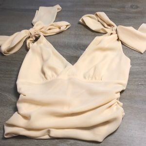 Magaschoni blouse with bows on sleeves